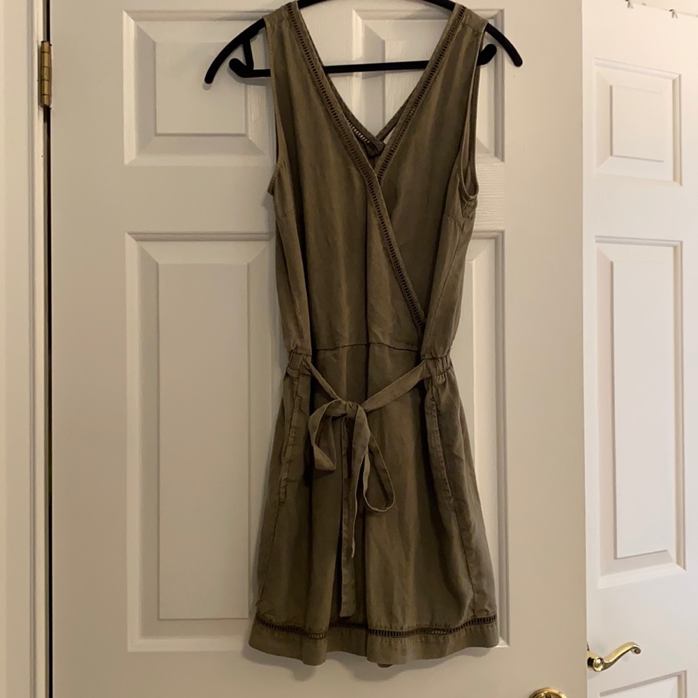 Cloth+Stone Army Green Romper
